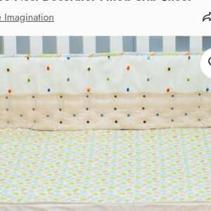 Nurture Imagination Crib Bumper Pad